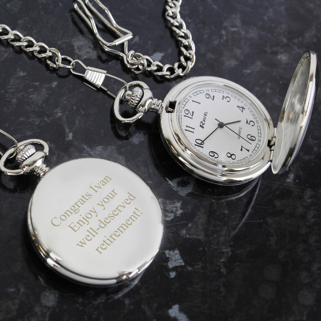 Gifts For Him Personalised Pocket Watch For Men
