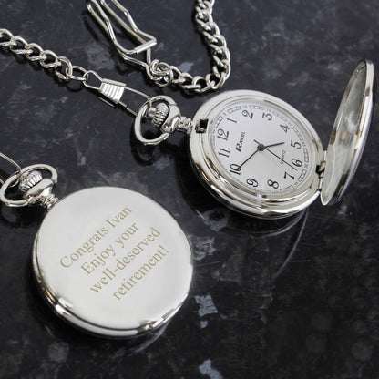 Gifts For Him Personalised Pocket Watch For Men
