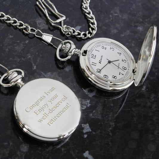 Gifts For Him Personalised Pocket Watch For Men