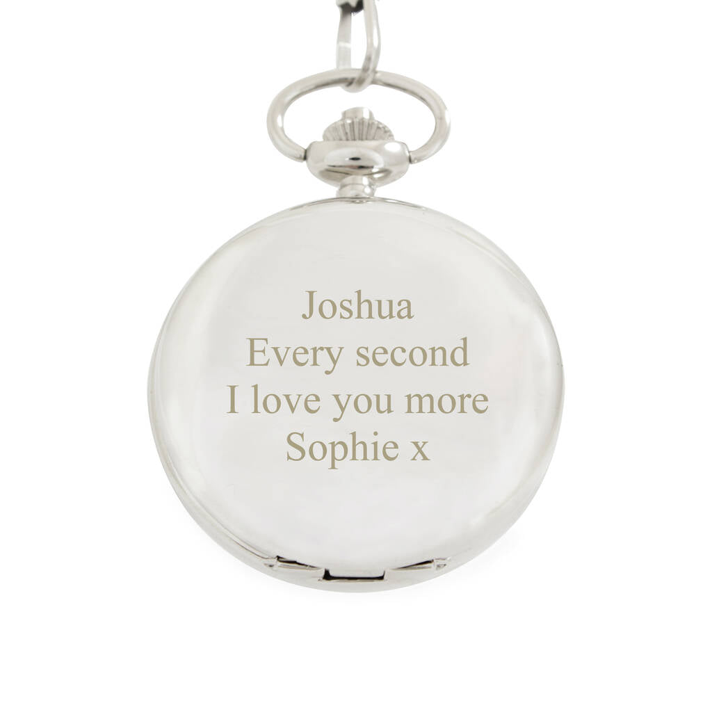 Gifts For Him Personalised Pocket Watch For Men