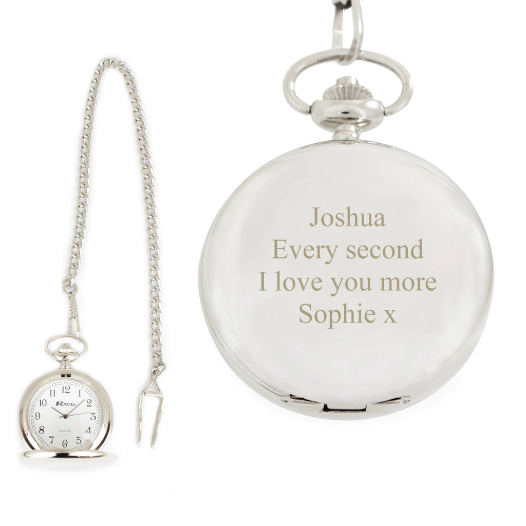 Gifts For Him Personalised Pocket Watch For Men