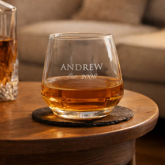 Gifts For Men Engraved Whisky Glass For Him