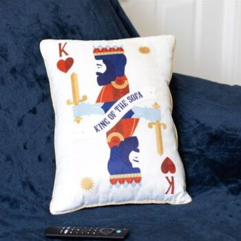 Gifts For Men Funny Cushion King Of The Sofa