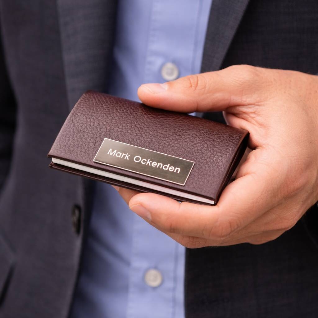 Gifts For Men Personalised Card Holder