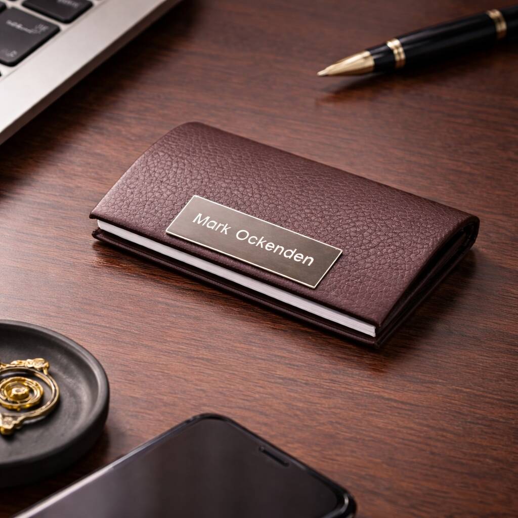 Gifts For Men Personalised Card Holder