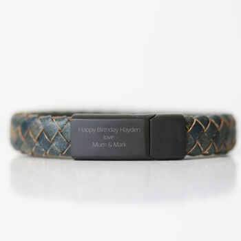 Gifts For Men Personalised Leather Bracelet