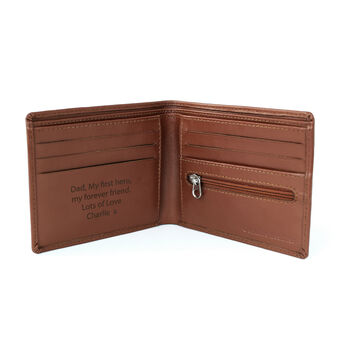 Gifts For Men Personalised Leather Wallet For Him