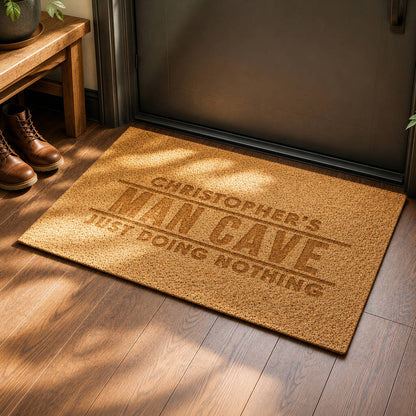 Gifts For Men Personalised Man Cave Doormat