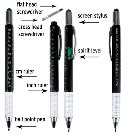 Gifts For Men Personalised Multi Tool Pen For Him