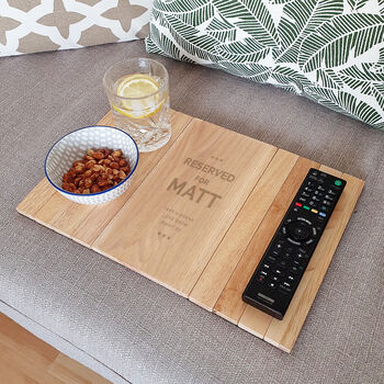 Gifts For Men Personalised Wooden Sofa Tray