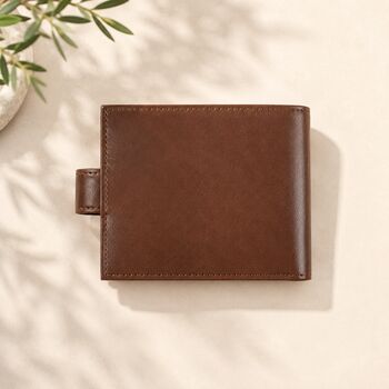 Gifts For Men Viking Brown Faux Leather Wallet For Him