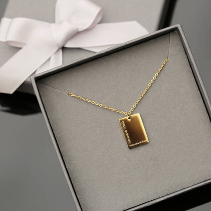 Gifts For Women Personalised Engraved Necklace