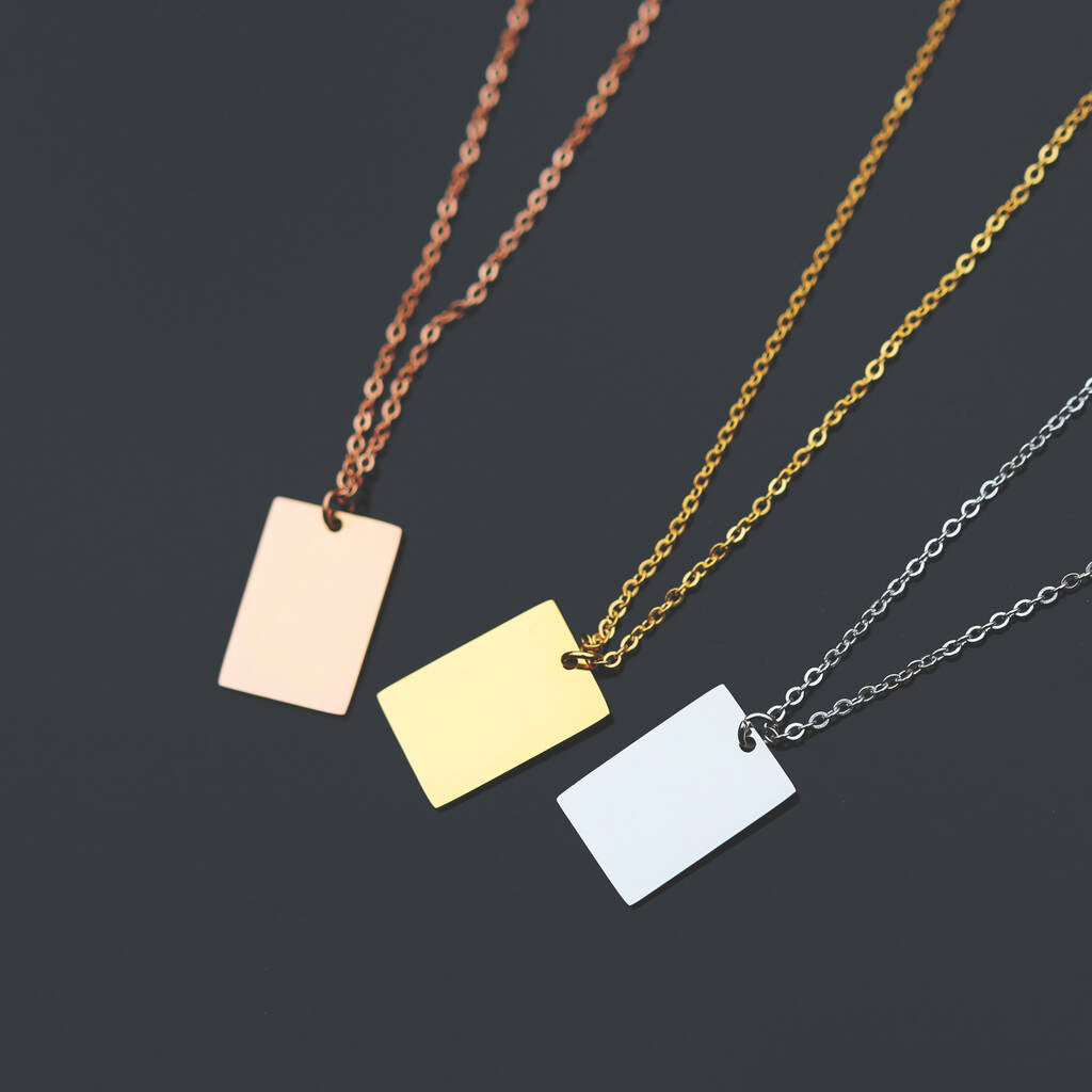 Gifts For Women Personalised Engraved Necklace
