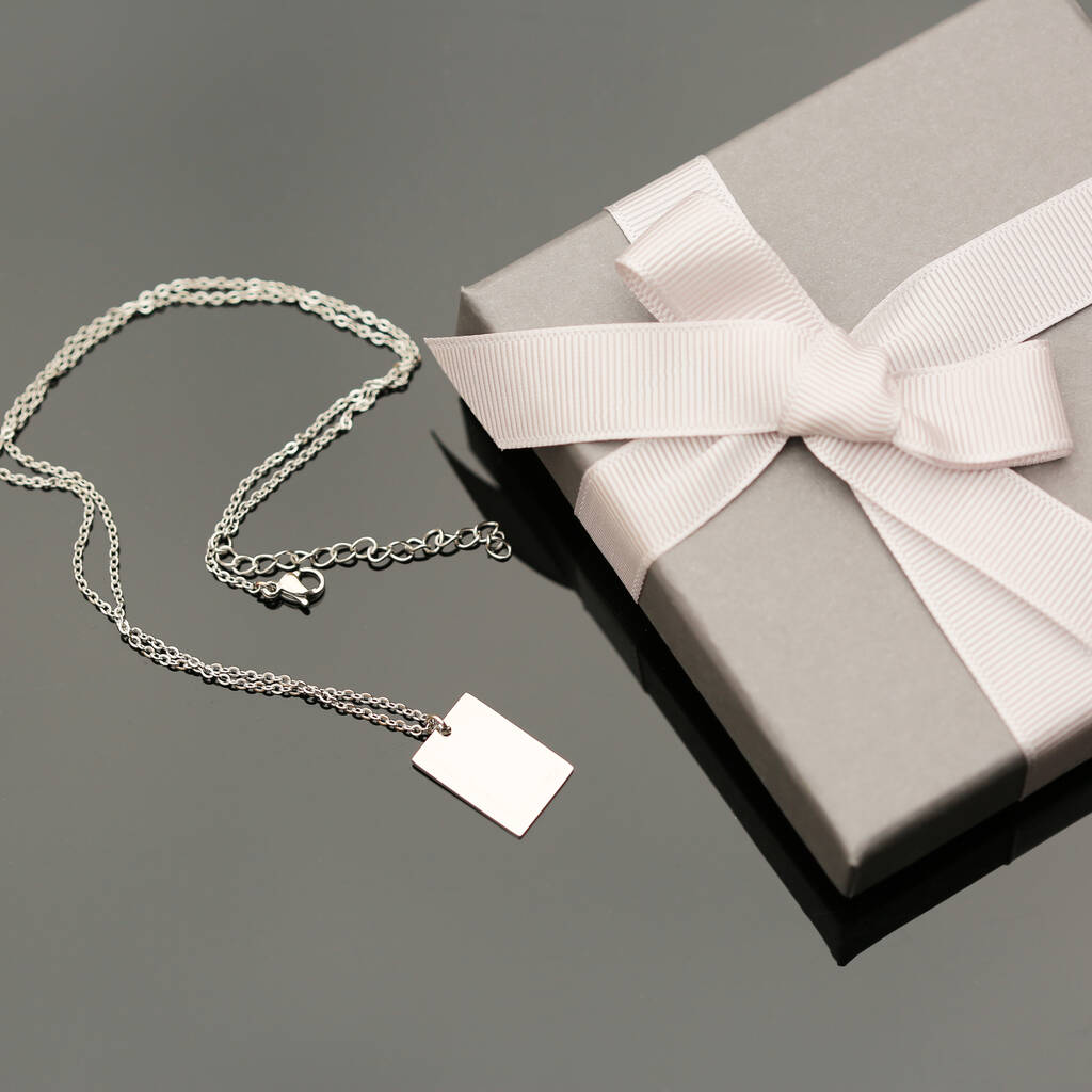 Gifts For Women Personalised Engraved Necklace