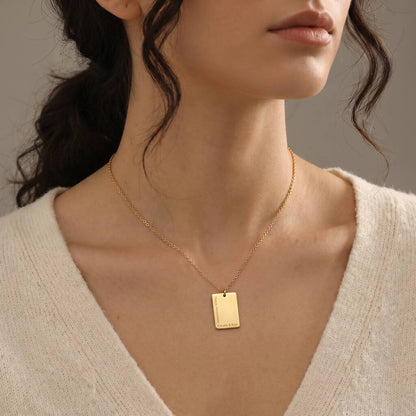Gifts For Women Personalised Engraved Necklace