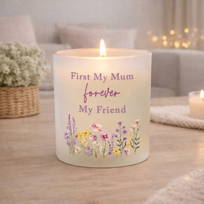 Gifts For Women Personalised Floral Candle