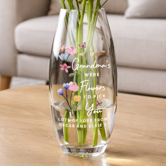 Gifts For Women Personalised Flower Vase