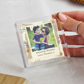 Gifts For Women Personalised Photo Ornament Crystal Glass