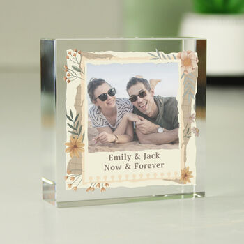 Gifts For Women Personalised Photo Ornament Crystal Glass