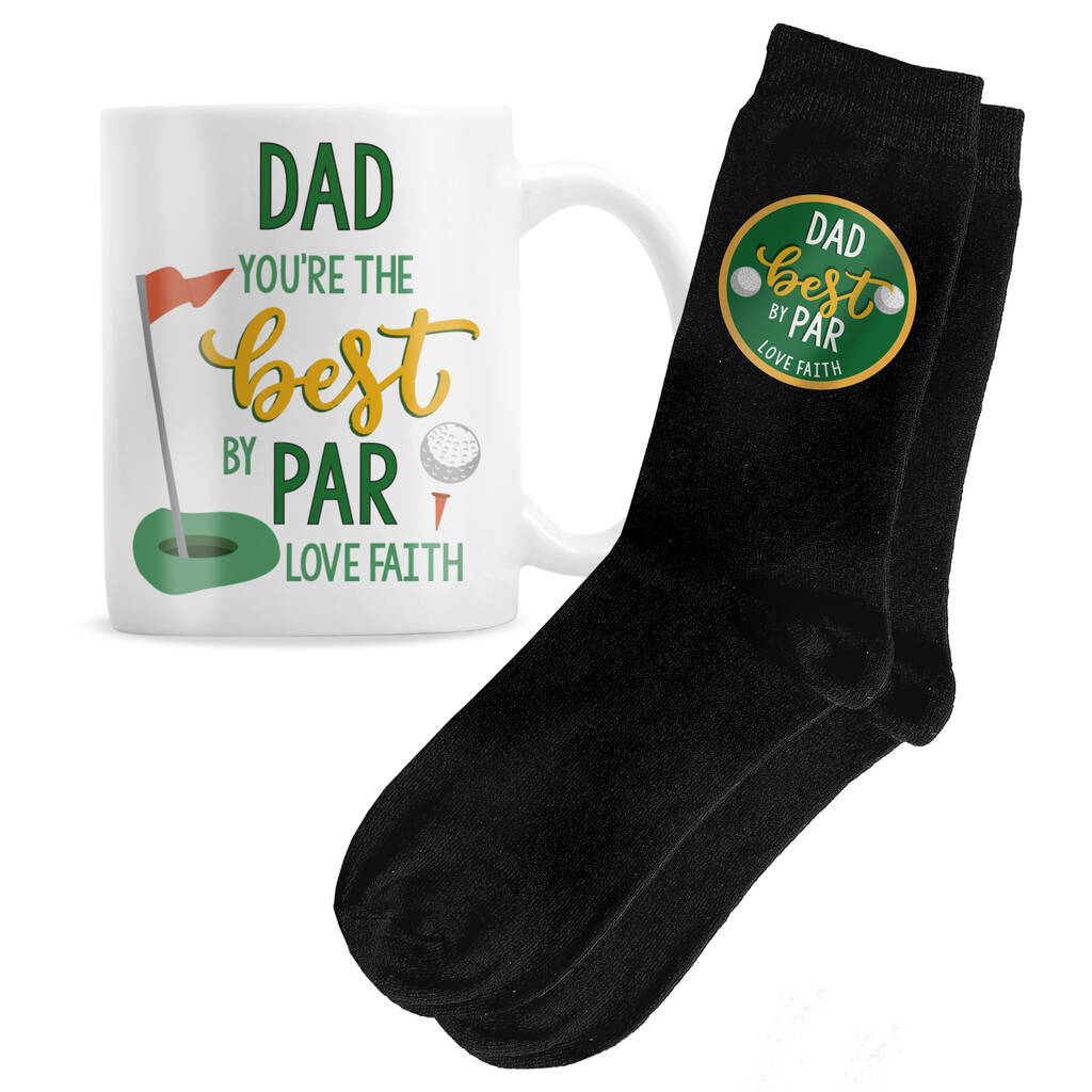 Golf Gifts For Him Best By Par Socks And Mug