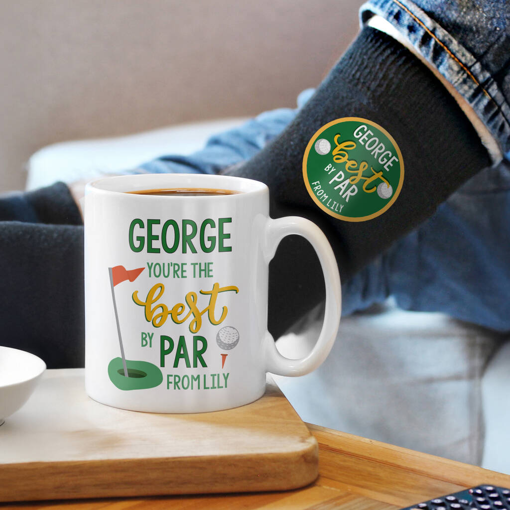 Golf Gifts For Him Best By Par Socks And Mug