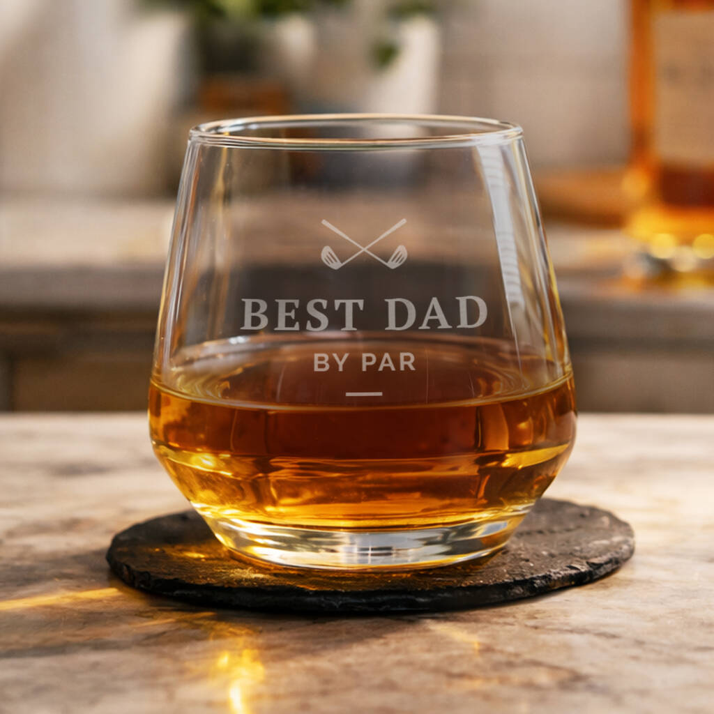 Golf Gifts For Men Personalised Whisky Glass