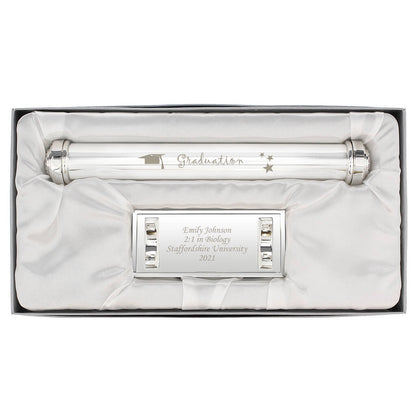 Graduation Gifts Silver Graduation Certificate Holder