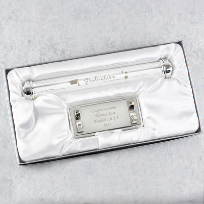 Graduation Gifts Silver Graduation Certificate Holder