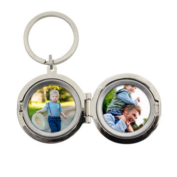 Grandad Fathers Day Gifts Personalised Photo Keyring
