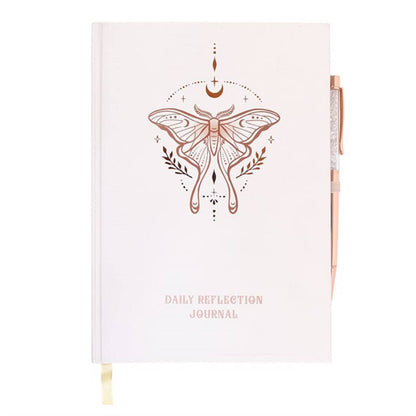 Gratitude Journal Daily Reflection Book With Quartz Crystal Pen