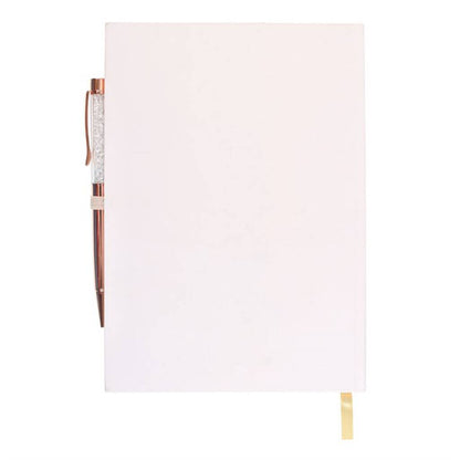 Gratitude Journal Daily Reflection Book With Quartz Crystal Pen