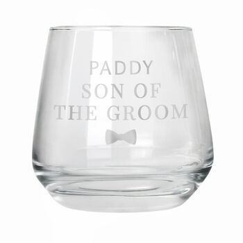 Groomsmen Gifts Personalised Whiskey Glass For Weddings