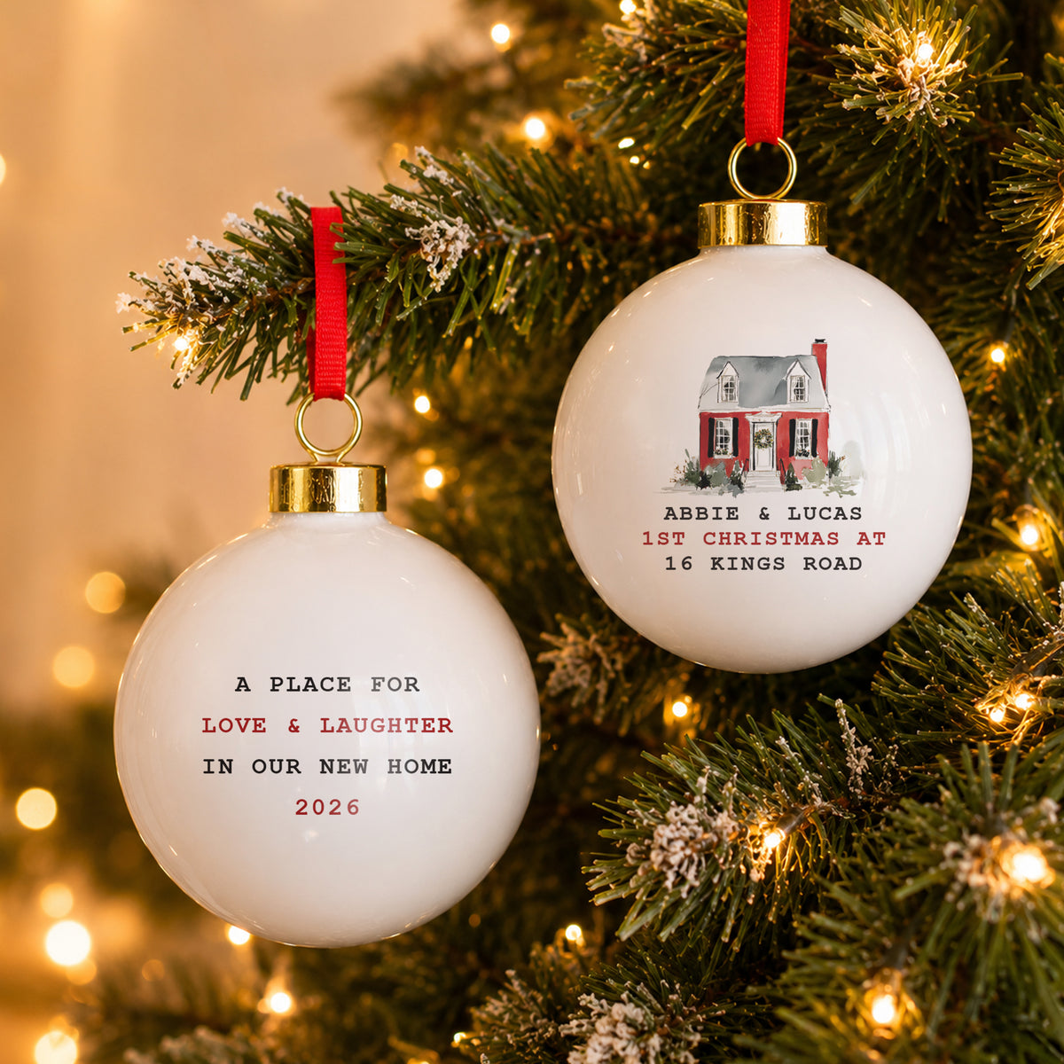 Housewarming Christmas Bauble New Home Gifts