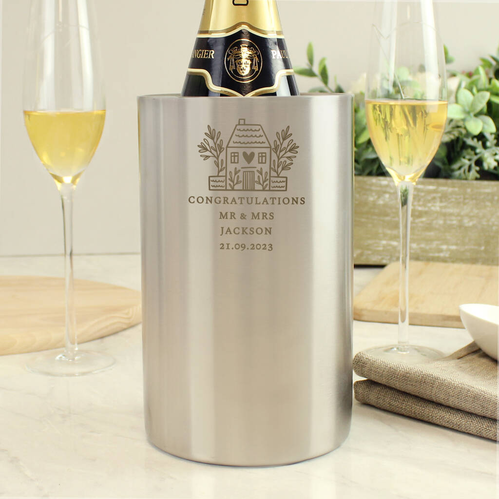 Housewarming Gift Personalised Wine Cooler