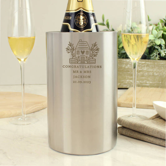 Housewarming Gift Personalised Wine Cooler