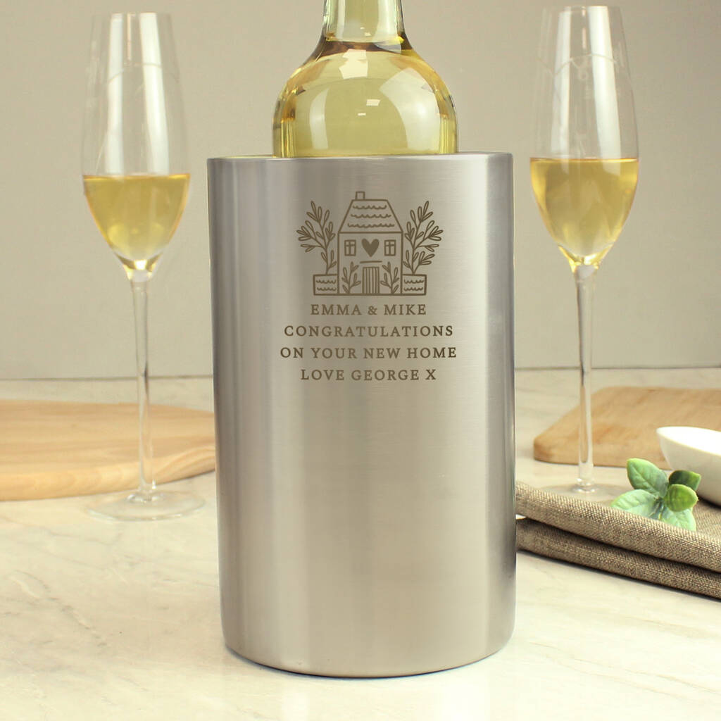 Housewarming Gift Personalised Wine Cooler