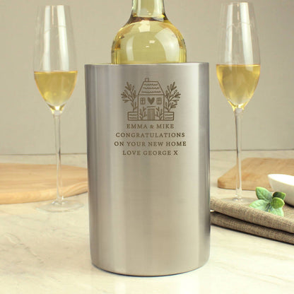 Housewarming Gift Personalised Wine Cooler