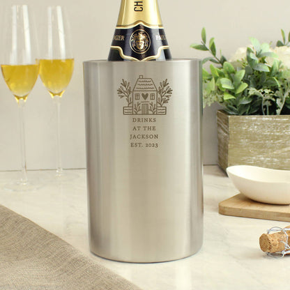 Housewarming Gift Personalised Wine Cooler