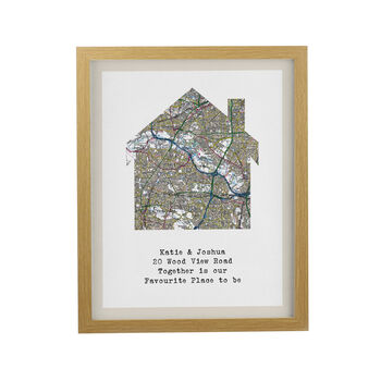 Housewarming Gifts Personalised House Location Print