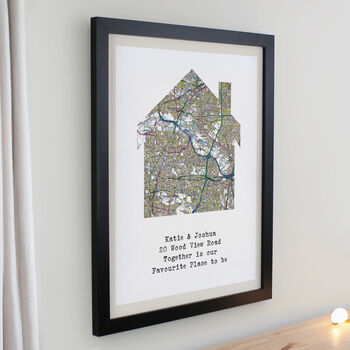 Housewarming Gifts Personalised House Location Print