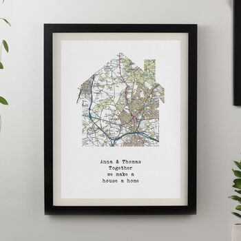 Housewarming Gifts Personalised House Location Print