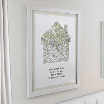 Housewarming Gifts Personalised House Location Print