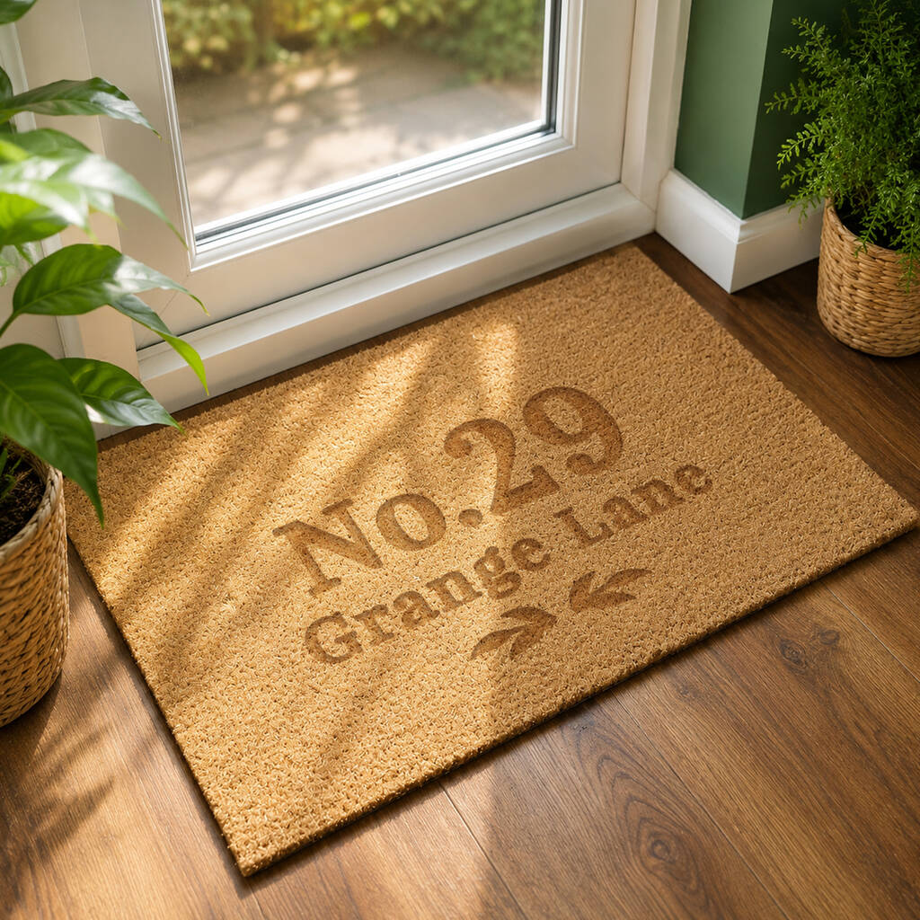 Housewarming Gifts Personalised New Home Doormat