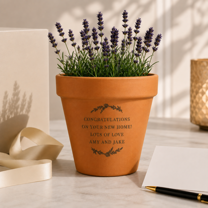 Housewarming Gifts Personalised Plant Pot