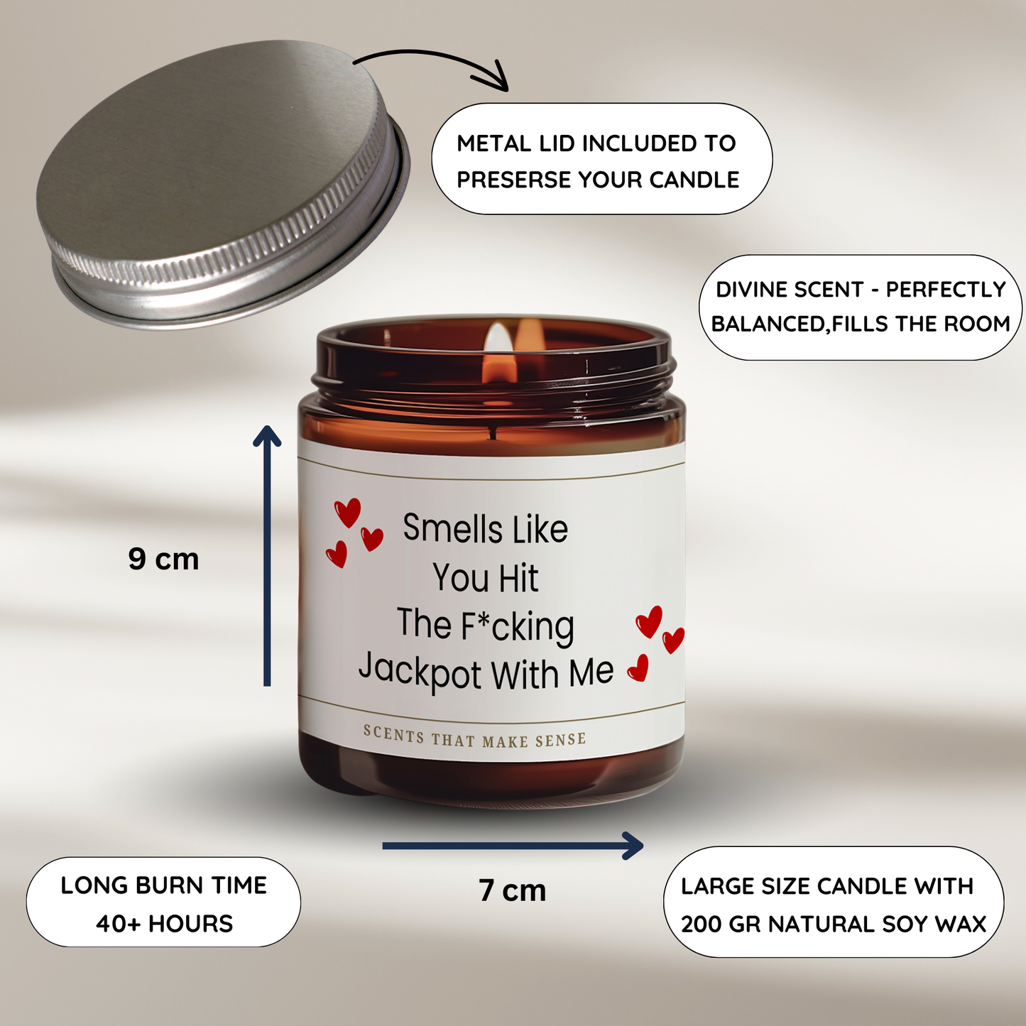 You Hit The F*cking Jackpot With Me Candle