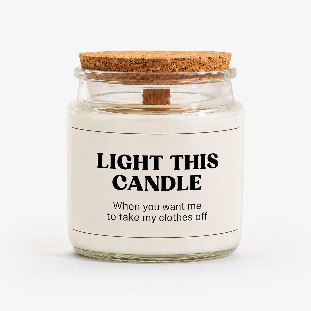 Take My Clothes Off Candle