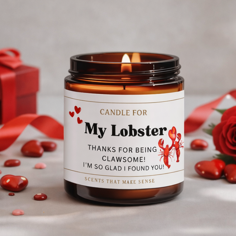 You Are My Lobster Candle