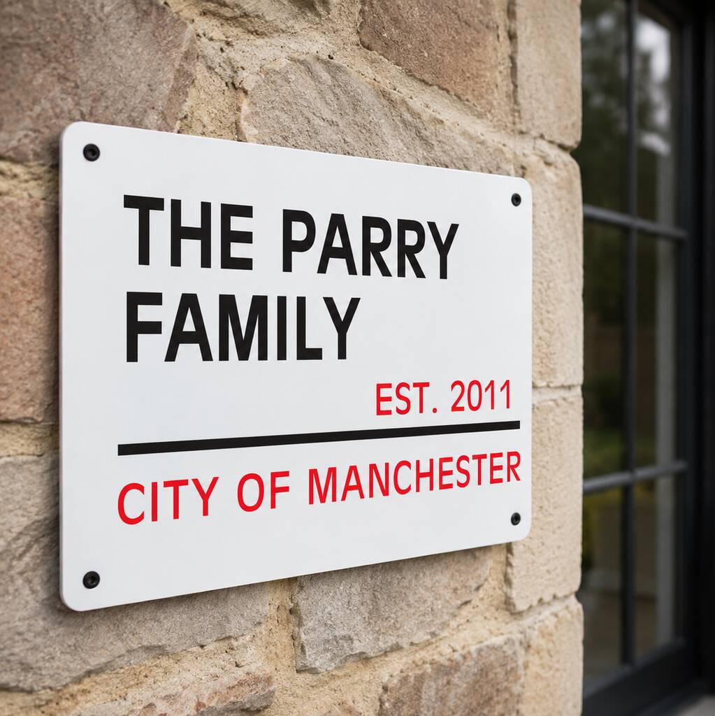 London Street Sign Personalised New Home And Couples Gift
