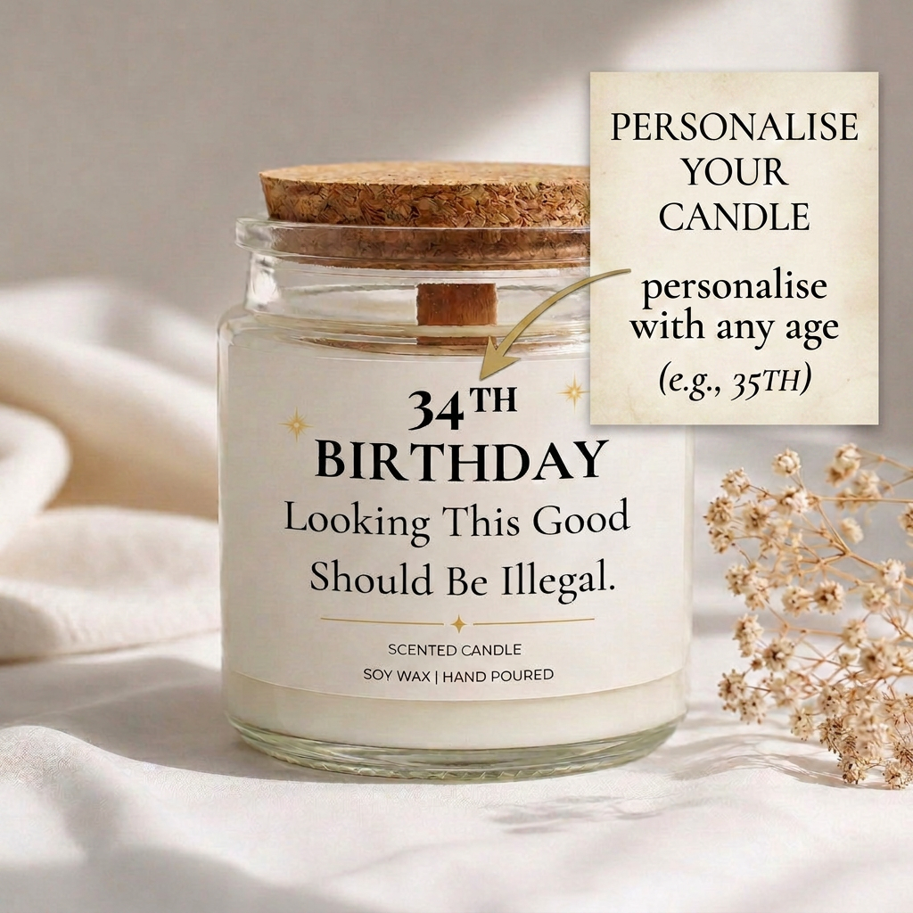 Personalised Birthday Candle - Looking This Good Should Be Illegal