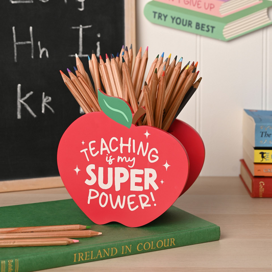 Apple Teacher Pen Pot